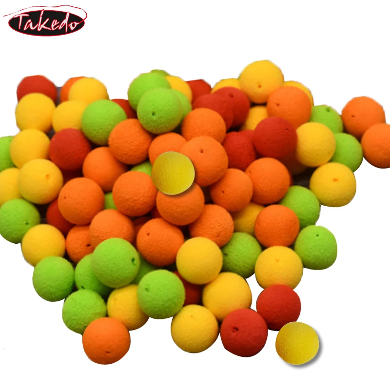 TAKEDO 8-17MM Floating EVA Boilies Artificial Baits Carp Lure Pop Ups Hookbait European Carp Fishing Ball Bait All For Fishing