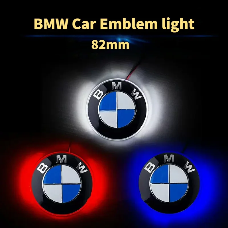 

Car LED Emblem Light 82mm Front Or Rear Static Single Color Red Blue White FOR BMW F10 E90 E60 E61 E93 E87 F30 F15 X1 X3 X5 X6