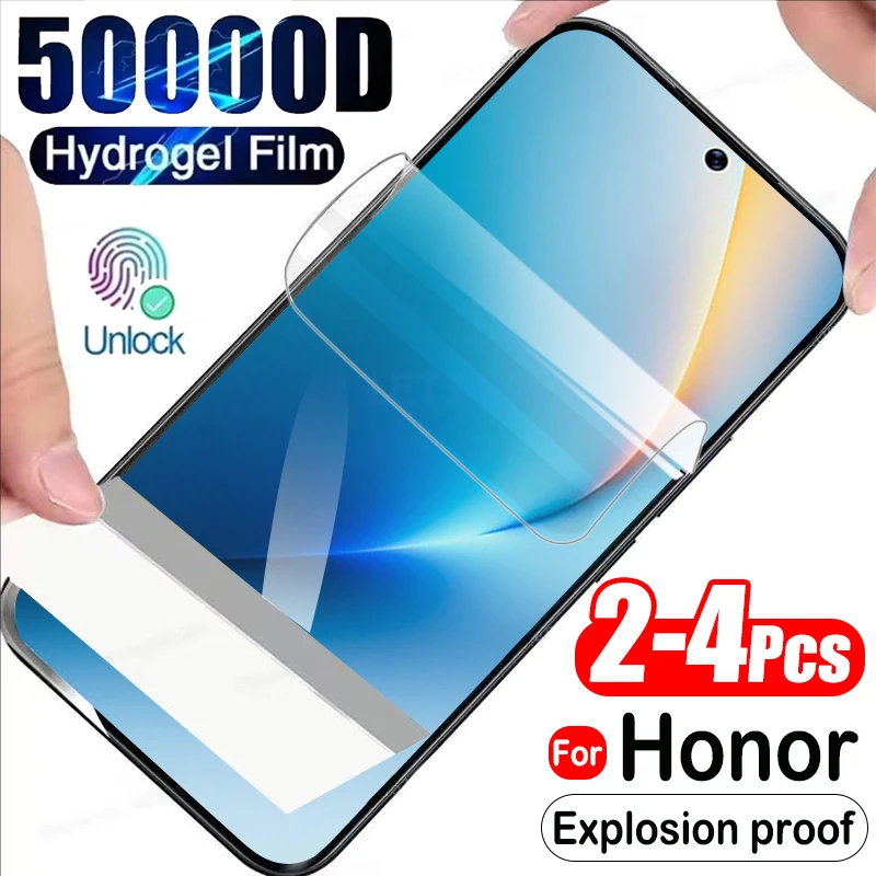 

2-4Piece Hydrogel Film for Honor Win RT GT Pro Screen Protector for Honor Play10 10A 9T 9A 8T Anti-Shatter Protective Soft Film