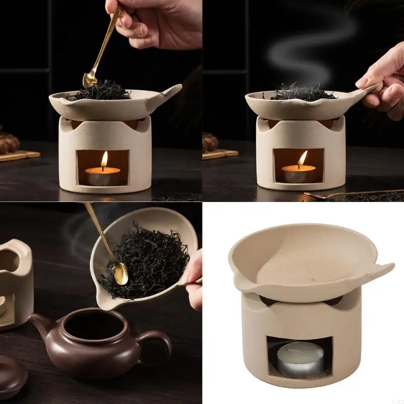 62KD Artistic Ceramics Teapot Warmer And Scent Diffuser Creating Relaxing Ambiances