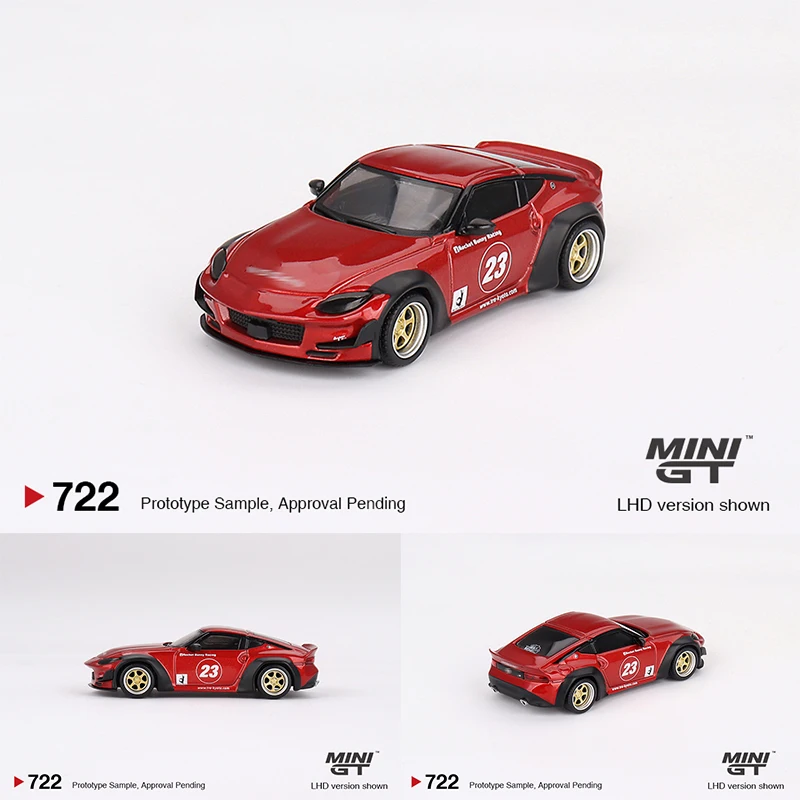 

PreSale MINIGT 722 1:64 Pandem Z Passion Red Diecast Diorama Car Model Collection Miniature Carros Toys