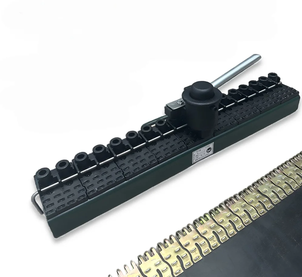1Set Industrial strong mining conveyor belt with six-nail hammer-crushed belt buckle clip joint connection nail buckle machine