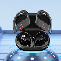 800mAh Long Battery Life Headset Wireless Noise Reduction Earplug with Microphone HD Call IPX7 Waterproof Bluetooth 5.3 Earphone