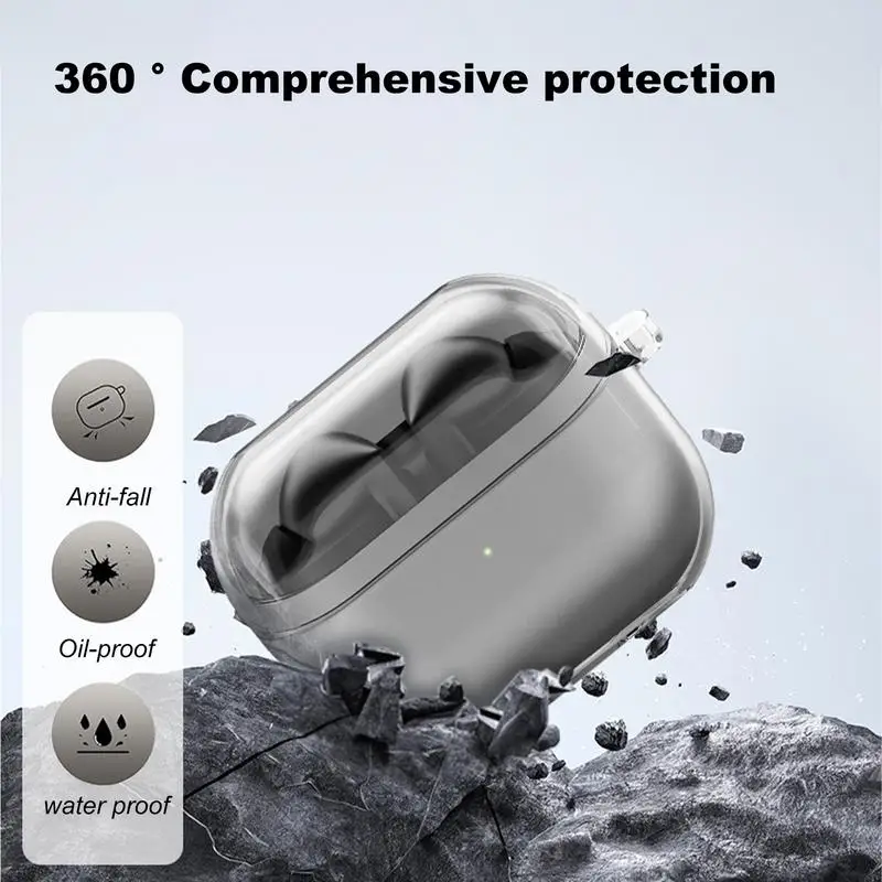 Headphone Case Cover Anti-Scratch Earbud Case Cover Headphone Case Shell Lightweight Headphones Case Earphones Protective Case