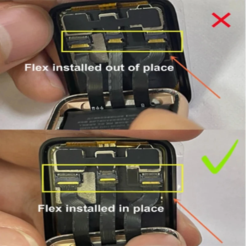 AMOLED For Apple Watch Series 3 4 5 6 7 8 38/42/40/44/41/45mm LCD Display Touch Screen Digitizer Assembly Replacement Repair