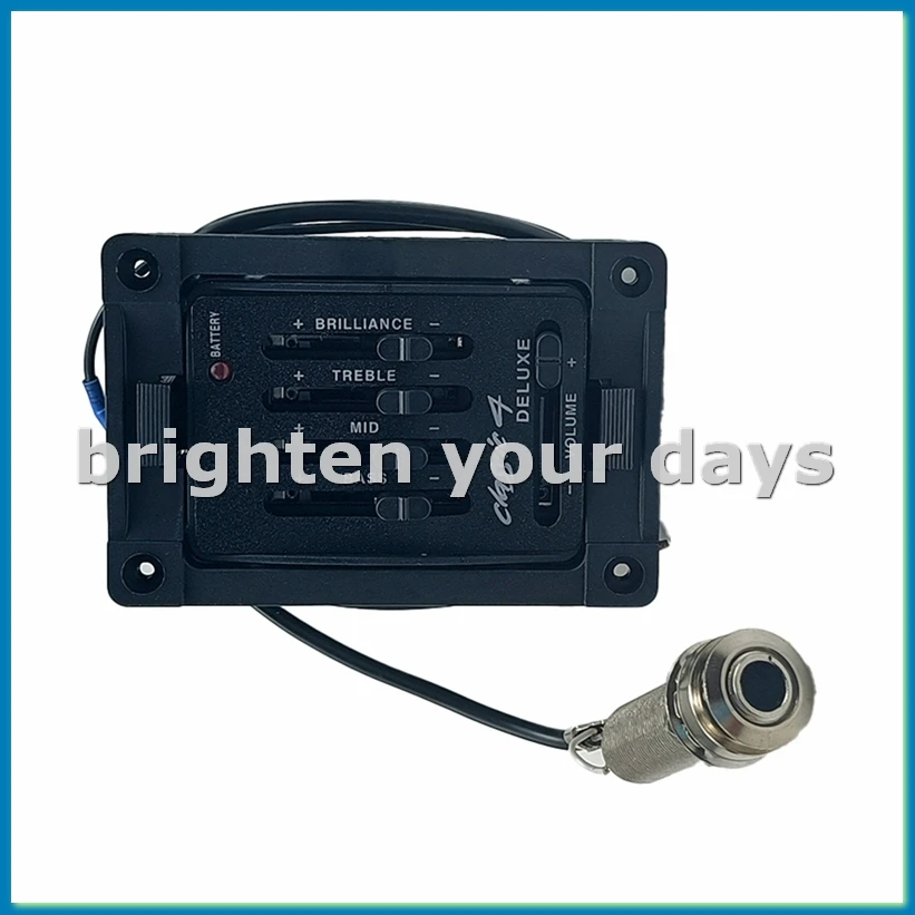 

4 Band EQ Preamp Classic 4 Deluxe Guitar Pickups for Classical Acoustic Instruments Accessories Parts-A23U