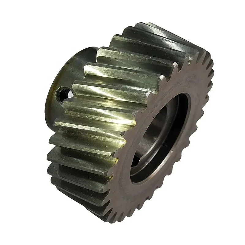 China precision metal steel drive gear and  spur helical pinion gears