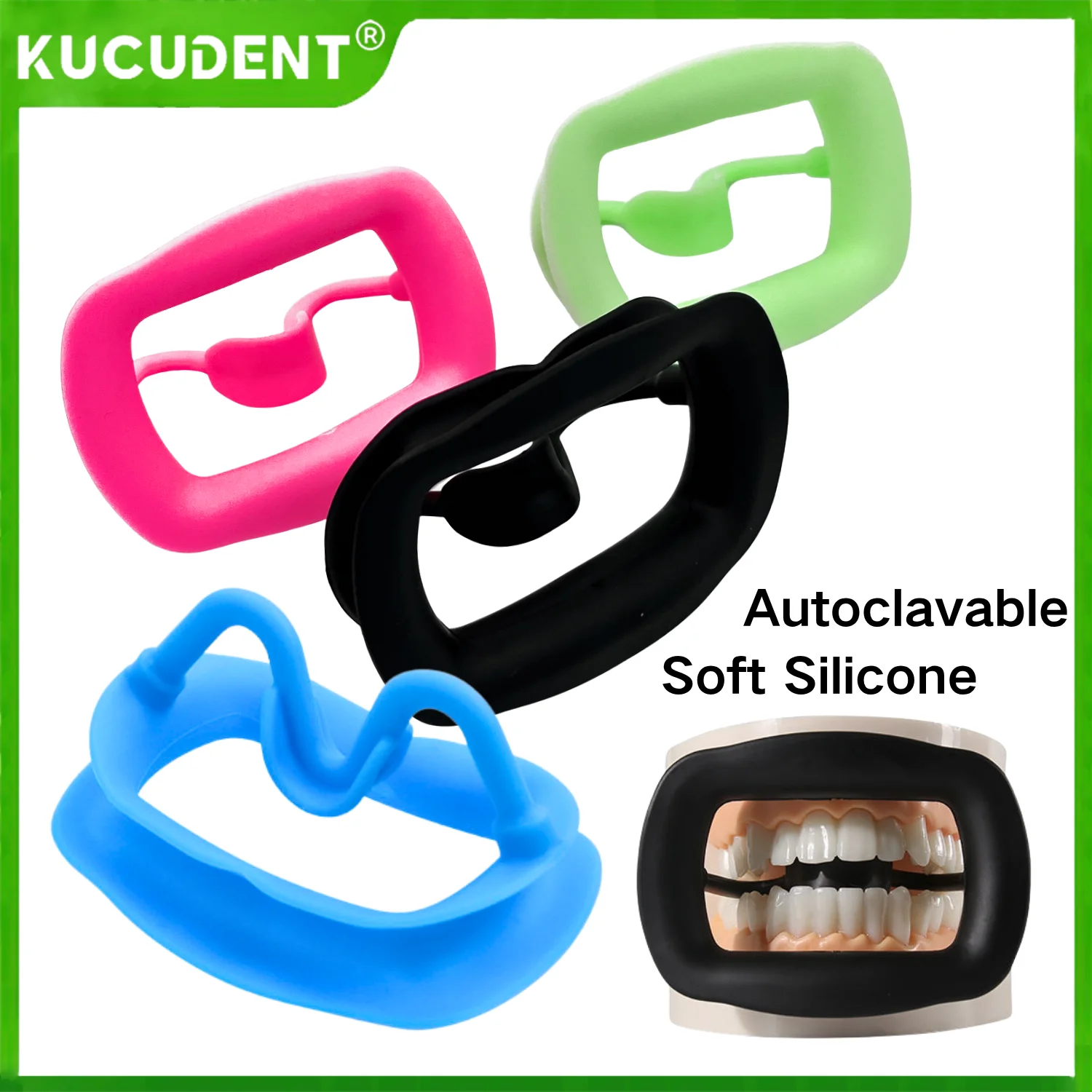

Dental Silicone Mouth Opener Soft Tooth Intraoral Lip Cheek Retractor Orthodontic Expander Dentistry Oral Care Accessories