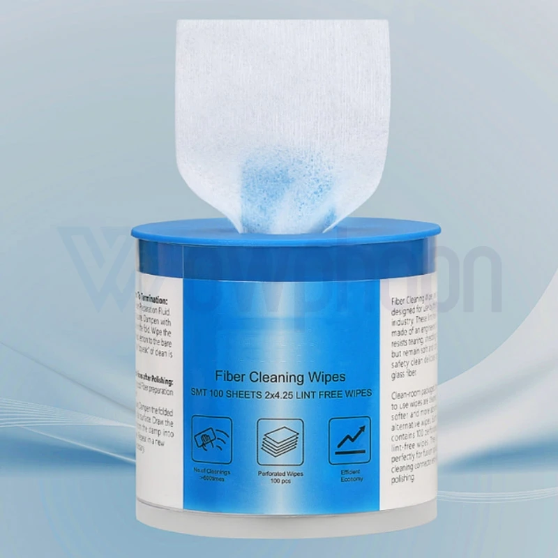 OP-QCY3-Optical Fiber Cleaning Paper, Dust-free Paper, Over 600 Times Cleaning Frequency, Wipe bare Fiber, Customizable