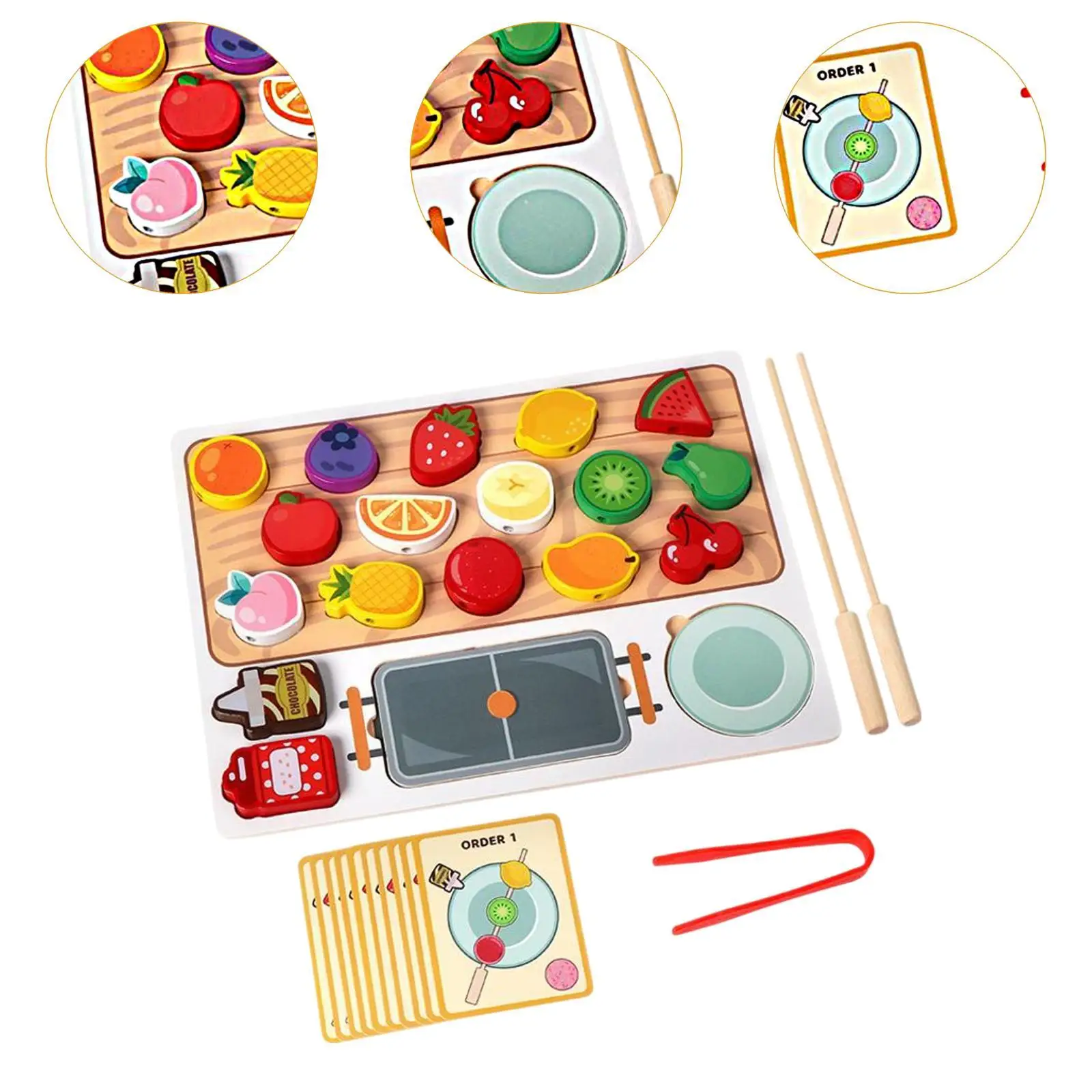 مجموعة ألعاب طعام الطبخ، مجموعة ألعاب المطبخ الممتعة للأطفال والأولاد والبنات والأطفال #5