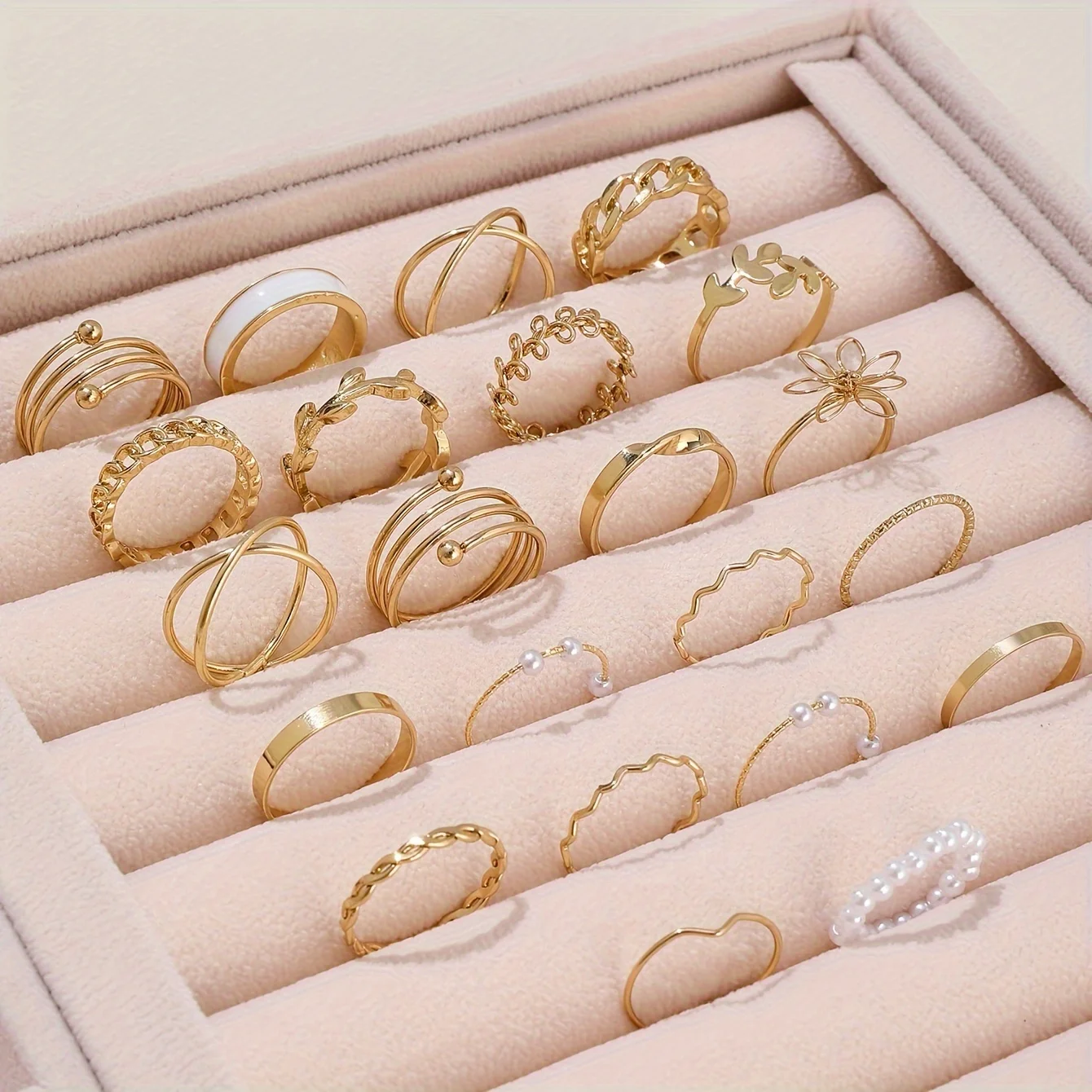 91 Pcs/Set Fashion Metal Wide Face Earrings Necklace Ring Bracelet Jewelry Set For Women Daily Wear New 2024 Festival Gifts