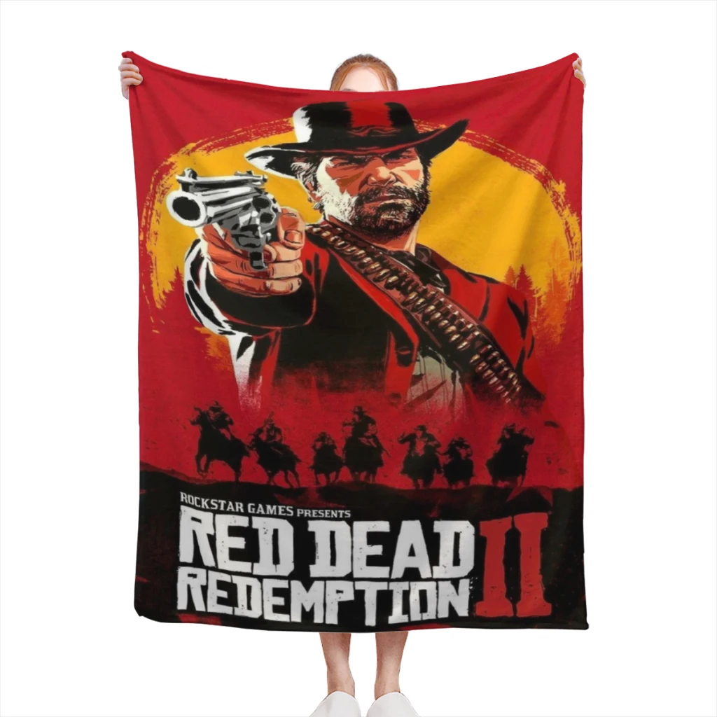 Red Dead Redemption Comfortable Flanne Blanket Fluffy Soft Bedroom Decor Sofa Blankets Comforter Home and Decoration