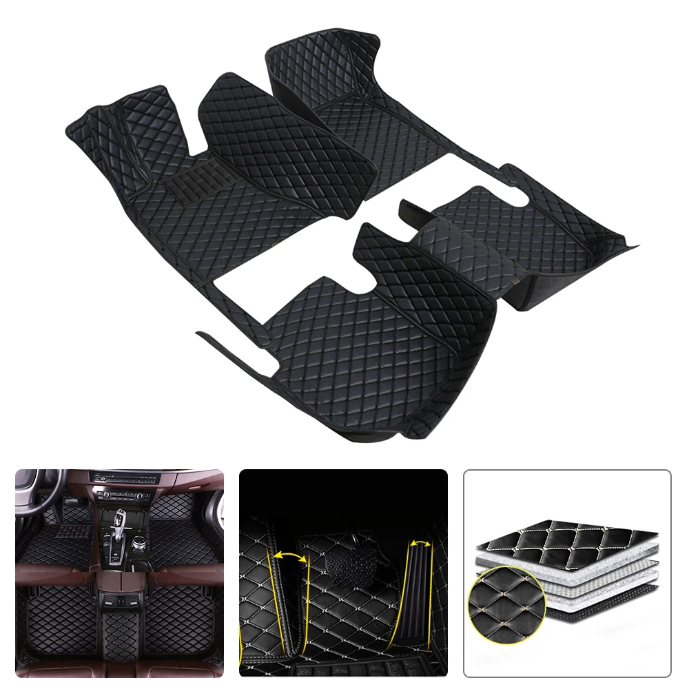 

Car Floor Mats For Nissan Sentra 2006-2019 Custom Leather Carpets Rugs Waterproof Auto Interior Accessories