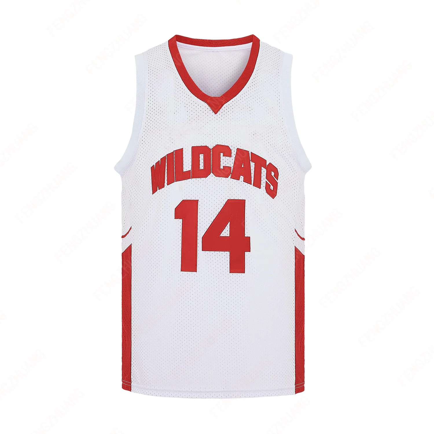 Maglia da basket alla moda Wildcats High School Maglia da allenamento unisex Assorbe il sudore Maglia da esercizio all\'aperto