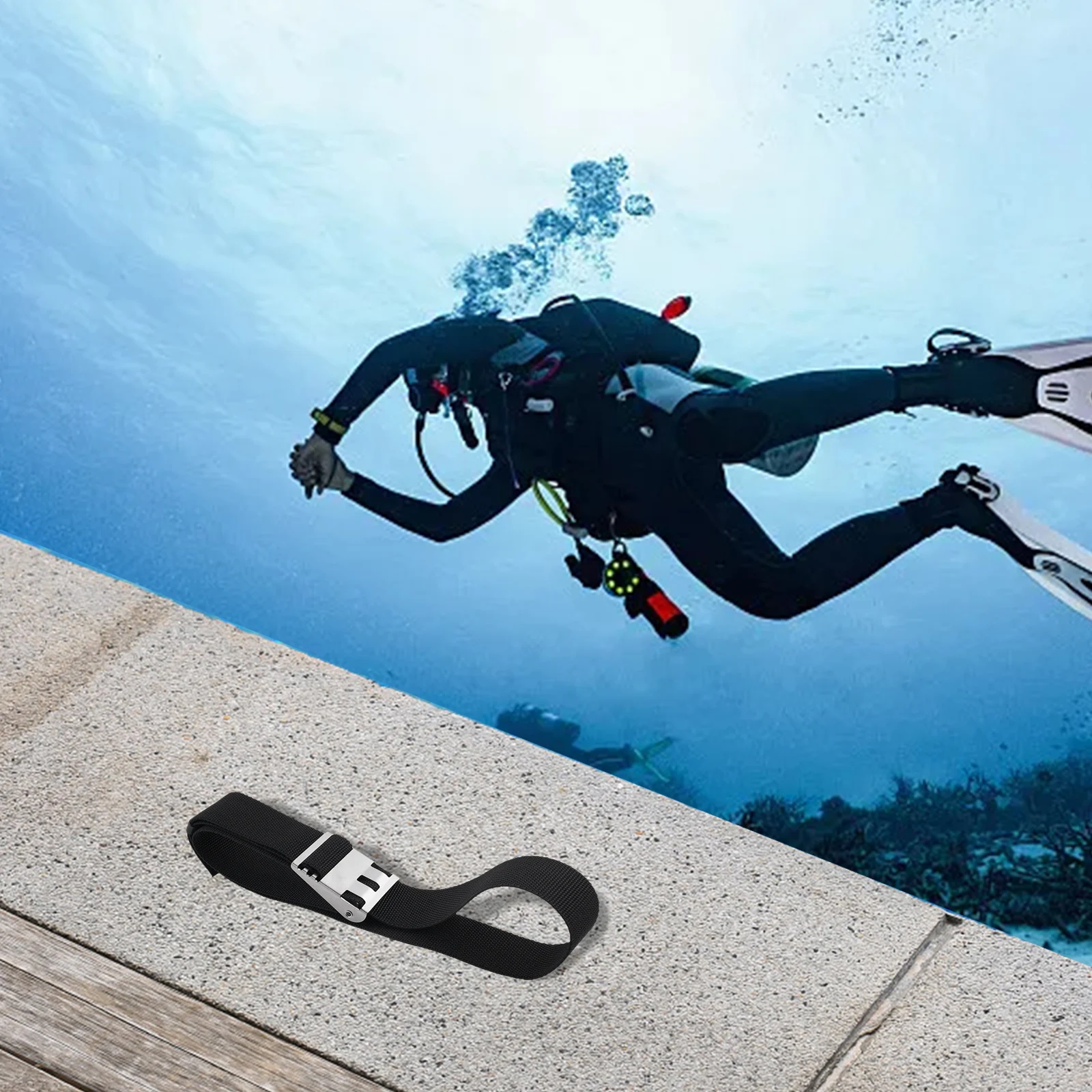 

Лидер продаж, сверхпрочная пряжка ремня толщиной 1,35 м и 1,8 м с противовесом на открытом воздухе, дайвинг, рыбалка, охота, инструмент для ремня под давлением