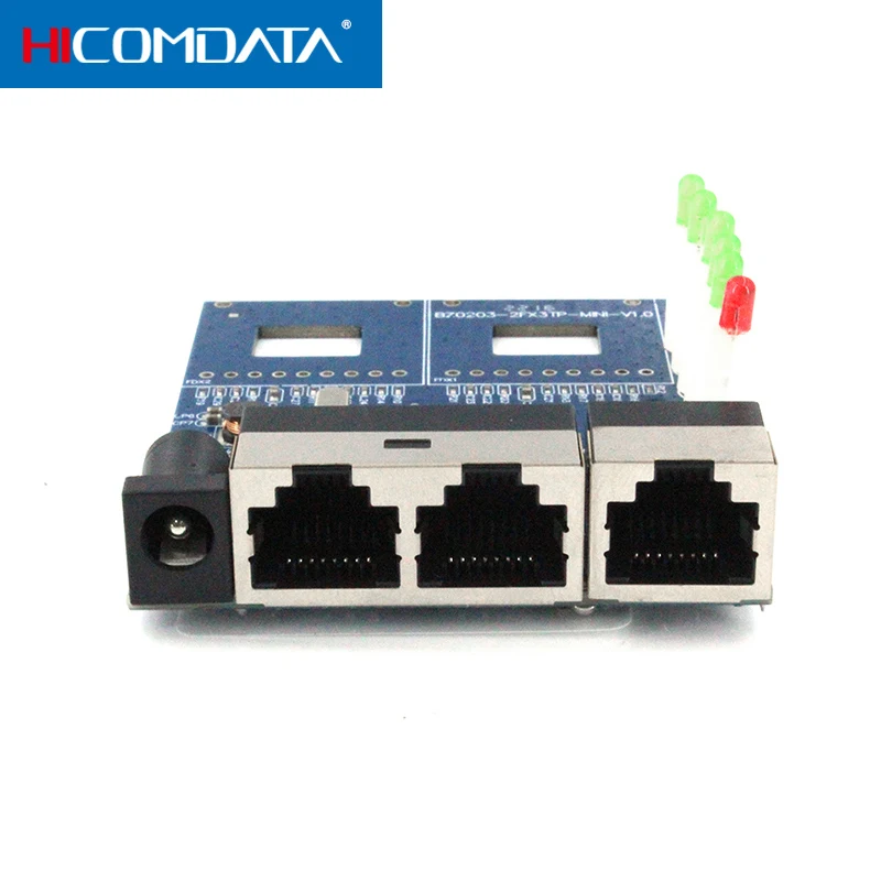 100Mbps Ethernet Switch Fiber Optic Converter Media 100Mbps Optical Transceiver 2 * SFP+3* RJ45 Ethernet Switch PCBA