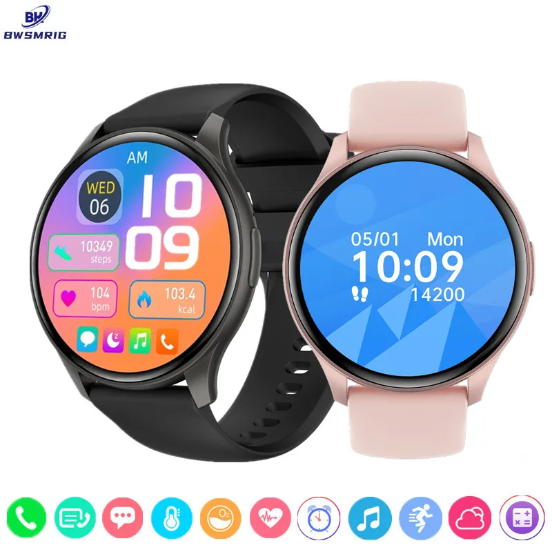 

New Smart Watch Men Bluetooth Connected Call Custom Dial Heart Rate Blood Oxygen Monitoring Fitness Bracelets Women Smartwatch