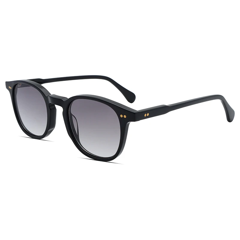 

FocusAid Retro Round Fashion Sunglasses Women Men Fashion Brand Designer Acetate Sunglasses UV400 Nylon Lens Gafas de Sol