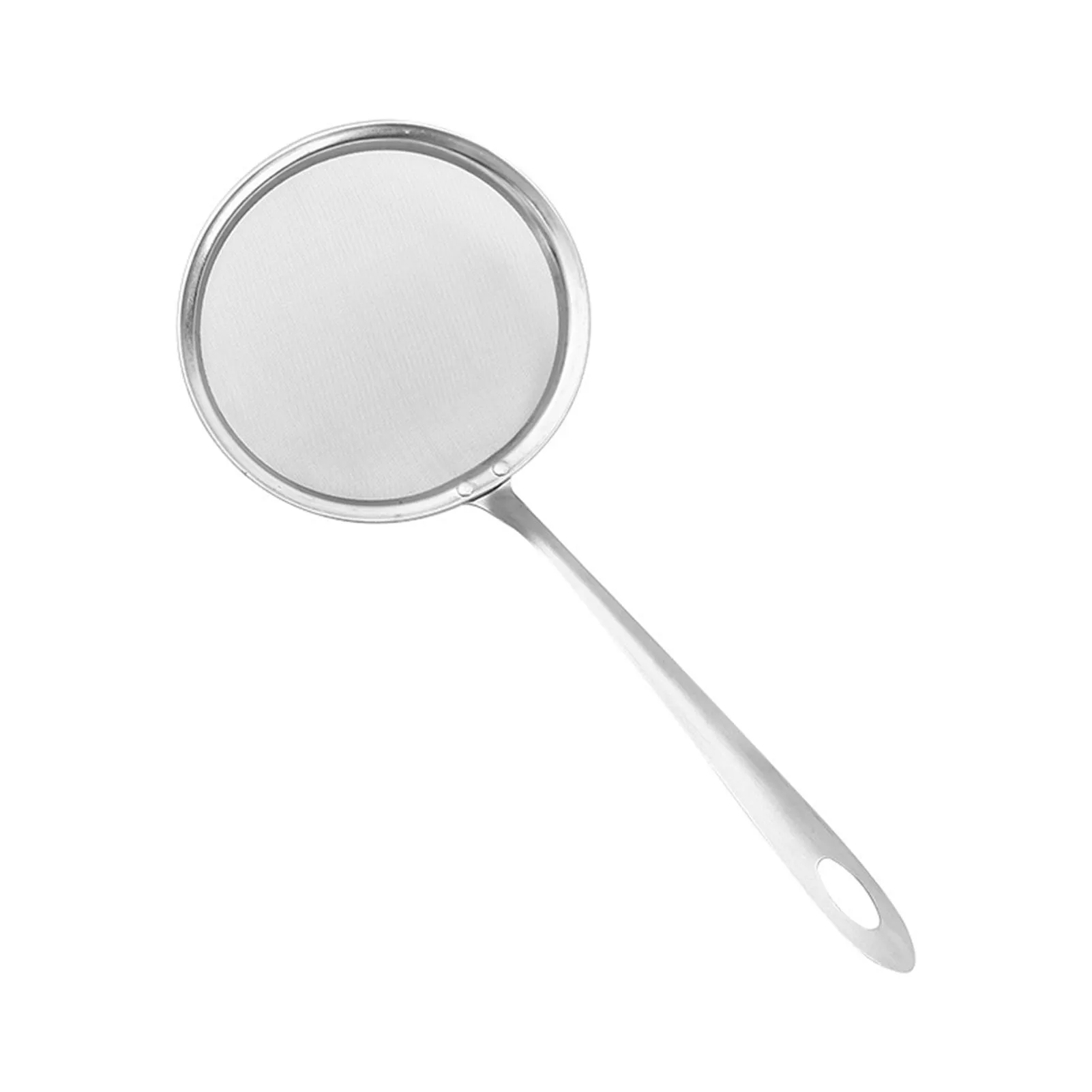 

Fine Mesh Skimmer Spoon Long Handle Stainless Steel Skimmer Hot Pot Fat Skimmer Spoon Food Strainer For Skimming Grease And Foam