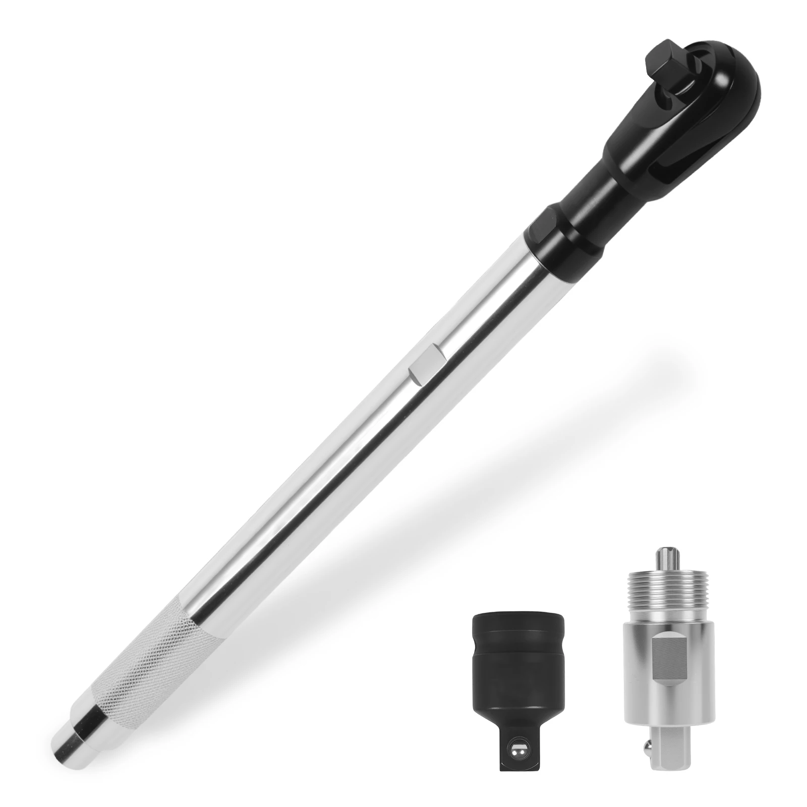 

3in1 Wrench Extend Rod Heavy Duty Ratchet Extension Multi-functional Wrench Extender Portable for Tight Space Automobile Repair