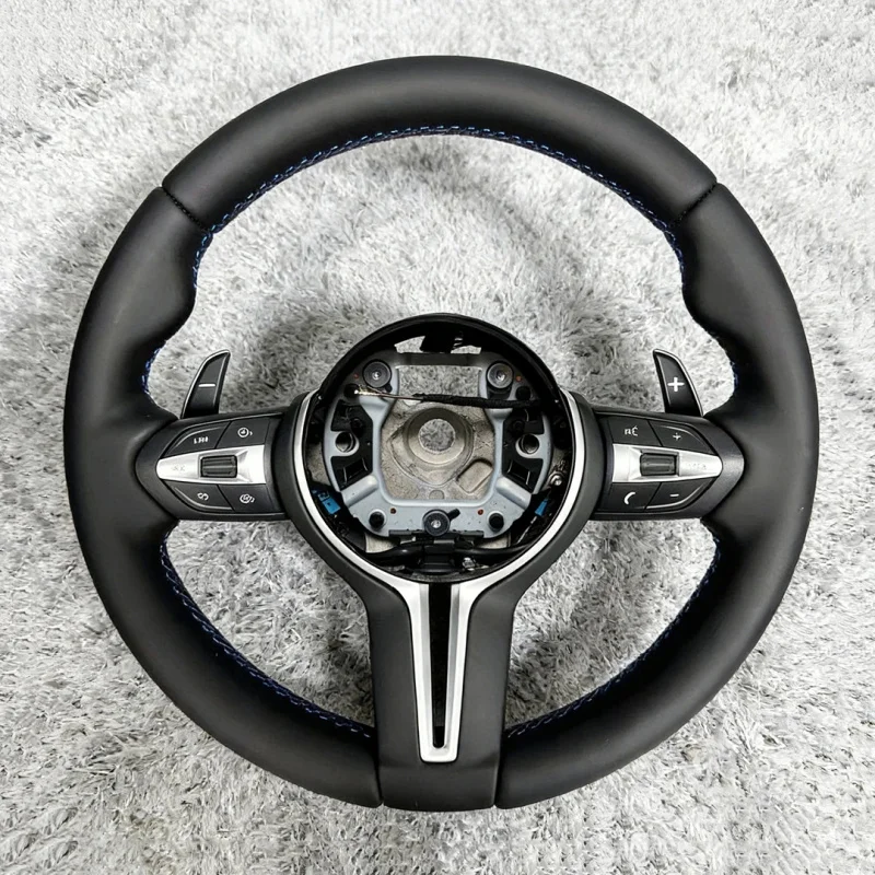 

For BMW M Sport Leather Steering Wheel, Car Interior Upgrade Accessories for F Series F30 340i F10 535i F3 F15 F80 F07 X3 F25