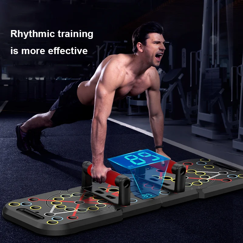 New Counting Push Up Board Chest Muscle Exercise Training Multifunctional Electronic Push Up Stands Portable Fitness Equipment