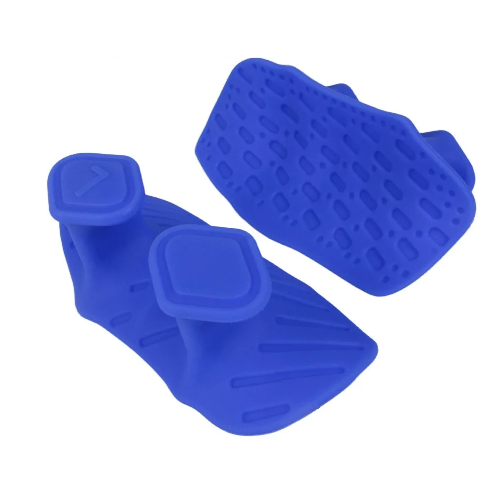 

1 Pair Ergonomic Weight Lifting Grips Anti-slip Honeycomb-shaped Workout Gym Gloves Thicken Silicone Silicone Palm Grips