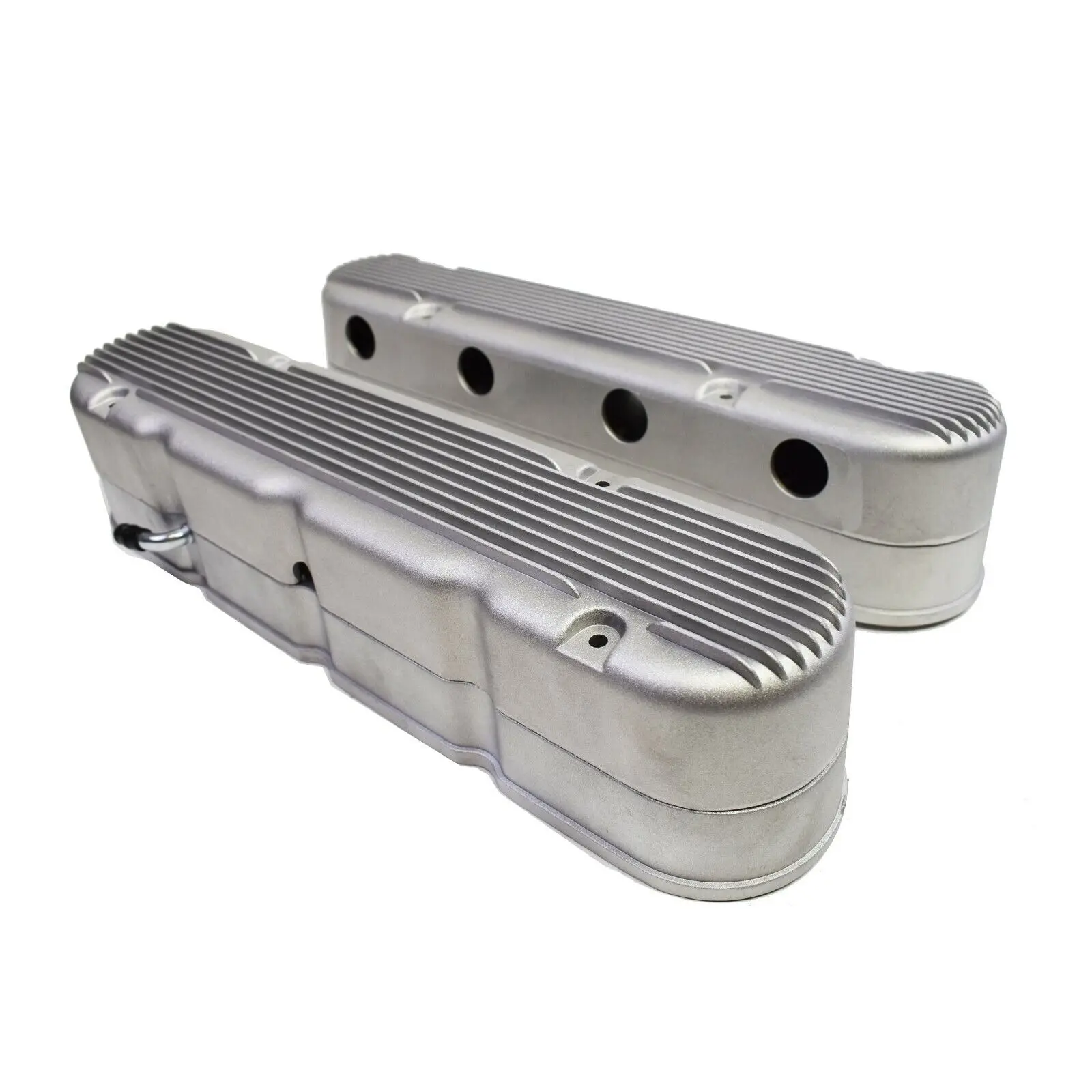 2x LS Finned Cast Aluminum Valve Covers For GM LS LS LS1 LS2 LS3 Chevy Small Block V8 GEN. III/IV 293ci 325ci 427ci Part#241-180