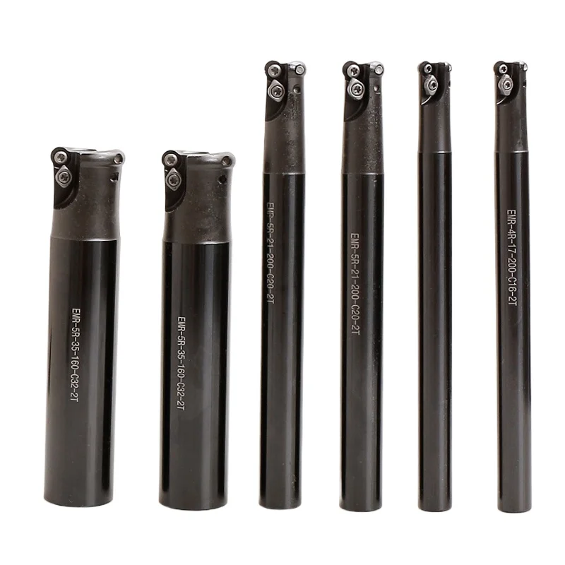 EMR C12MM 15MM -32MM Mill Arbor Carbide Inserts R4 R5 Carbide Inserts RPMT1003 1204 Cutting Machining Round Nose Milling Cutter