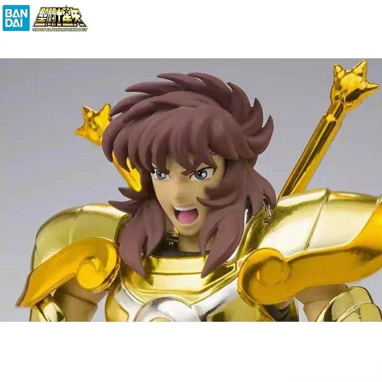 متوفر في المخزون BANDAI Saint Cloth Myth EX Golden Saint Libra Boy REVIVAL Ver. لعبة شخصية قابلة للجمع من مادة PVC #4