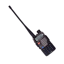 Baofeng UV5RB handheld Two Way Radio for Police Fire Hiking Camping Gain Antenna PTT Headset Screen Keyboard Scanner Receiver