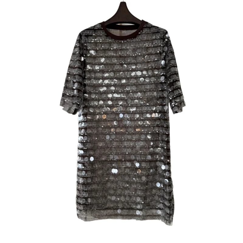 

High Street Comfort Trend Beautiful All-Matching Graceful Simple 18. Elegant Vintage Cashmere Dress – High-End Fashion AF1712