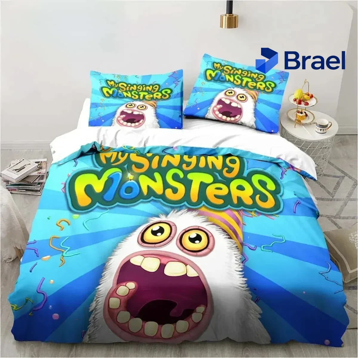 Exquisite 3D Print My Game Singing Monsters Bedding Sets Comforter Quilt Bed Cover Duvet Cover Pillow Case Sets Kids Adult Size