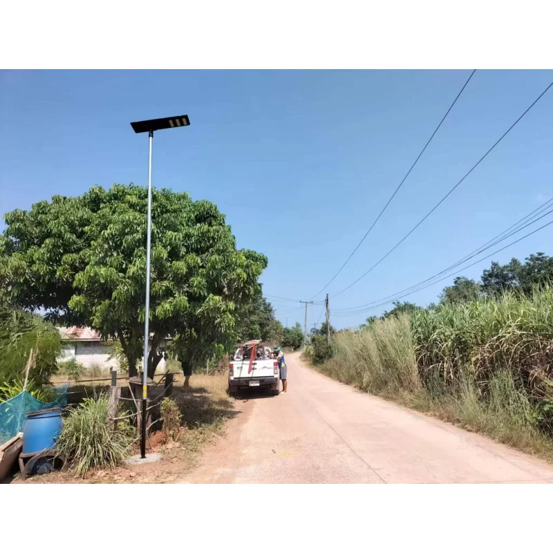 40W الحديثة في الهواء الطلق LED ضوء الشارع مصابيح متكاملة للماء مع جهاز التحكم عن بعد IP65 تصنيف حديقة Luminaria الطريق