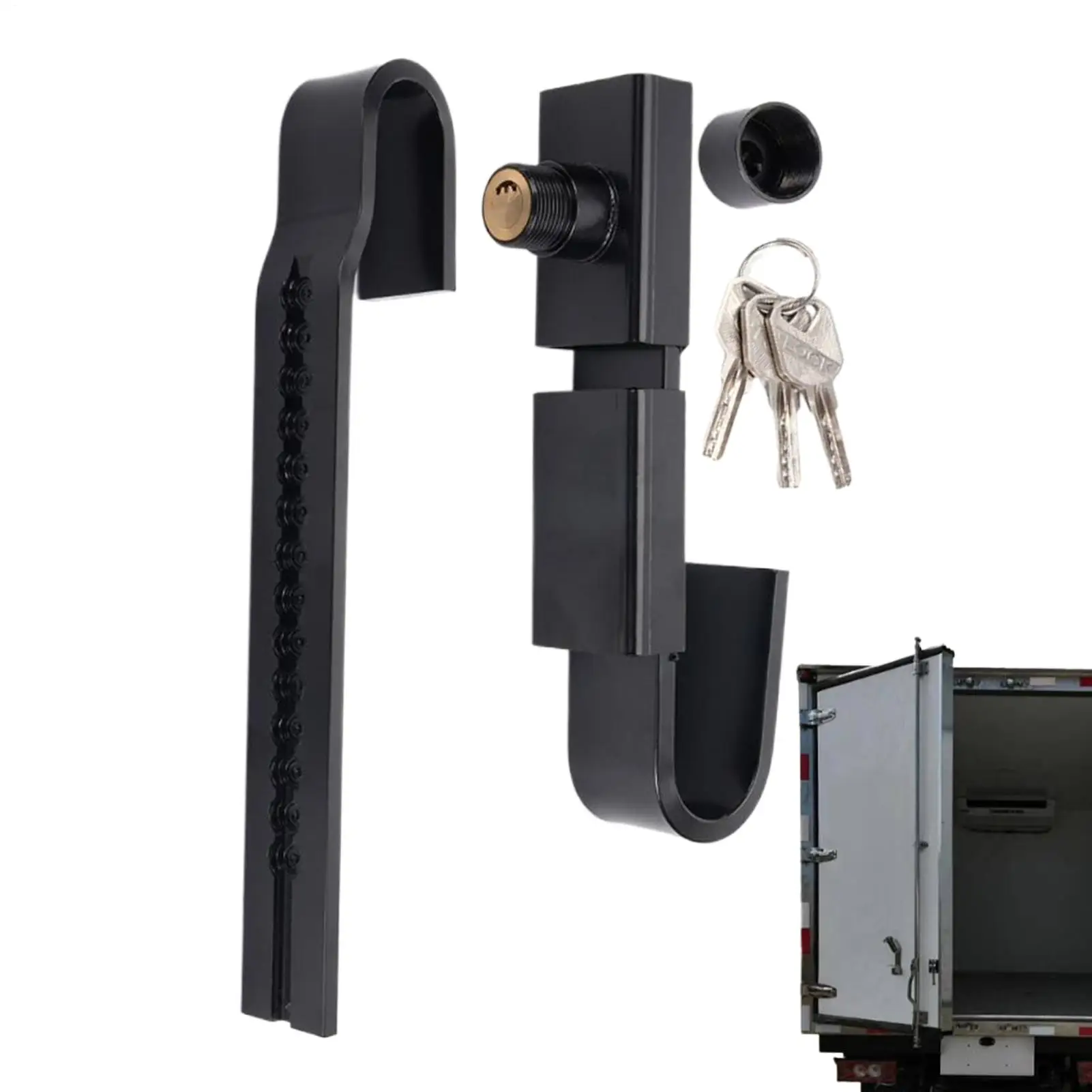 

Замок контейнера для доставки, замок контейнера для грузовика с тремя ключами, противоугонный стальной замок, безопасность для доставки логистики