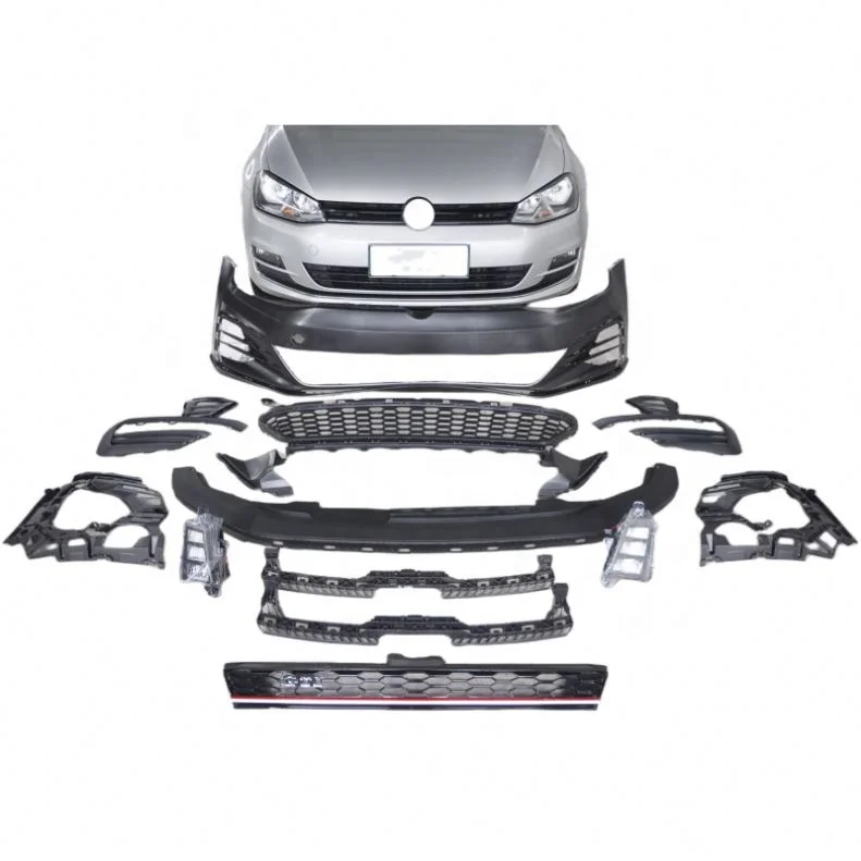 Automotive Parts GOLF 7 Body Kit Front Bumper For Volkswagen VW GOLF 7 MK7 Upgrade GOLF GTI MK7.5 Body Kit