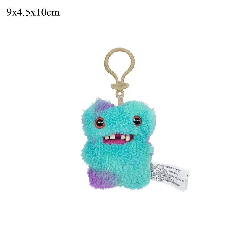 @Fu-ggler Plüsch-Schlüsselanhänger, lustiges hässliches Monster, süßer Plüsch-Rucksack-Anhänger aus Plüsch