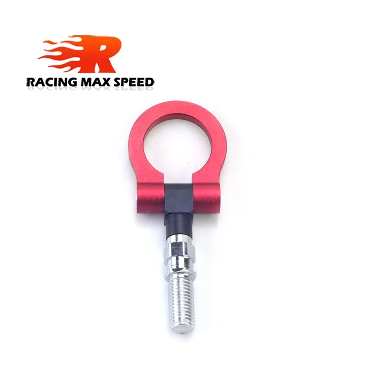 Aluminum Car Tow Hook Screw-on Racing Tow Hook Benen Automobile Fit for BMW Toyota/Scion Lexus/Yaris Towing Bars
