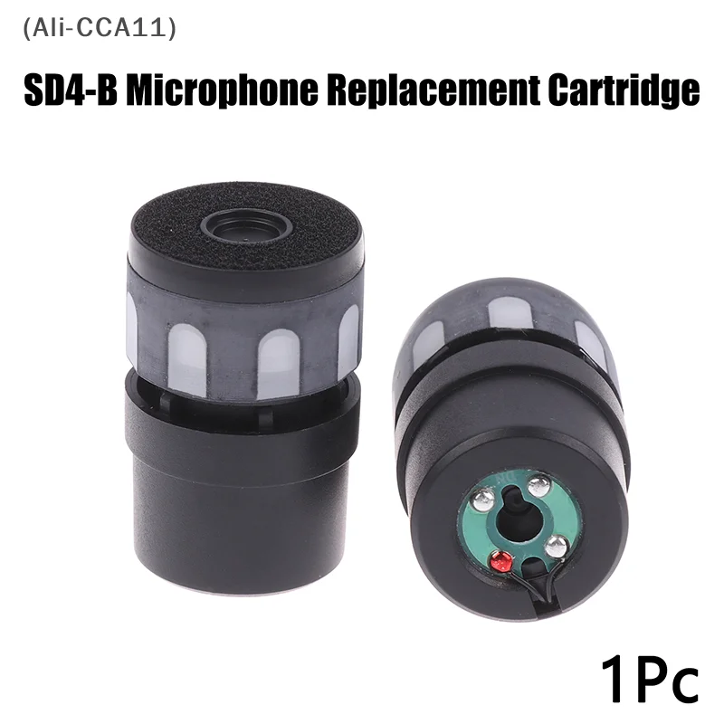 

1PC SD4-B Microphone Head Wired Microphone Replacement Cartridge Capsule Mic Replace Repair Microphone Accessories