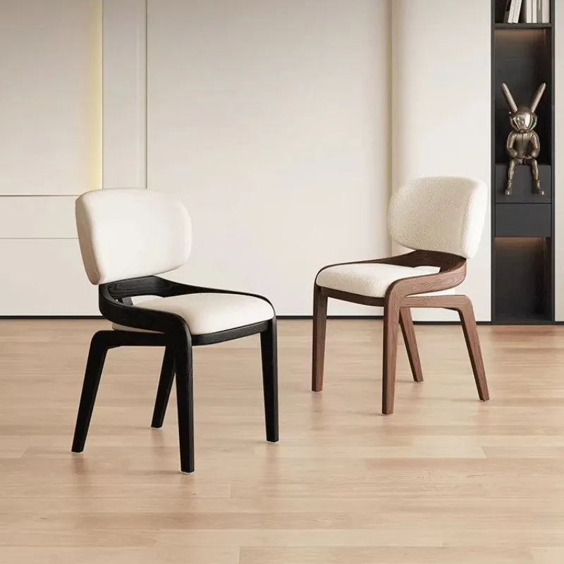 High-quality Originality Soft Decoration Backrest Dining Chairs Simple Economic Trendy Sillas Para Comedor Home Furniture