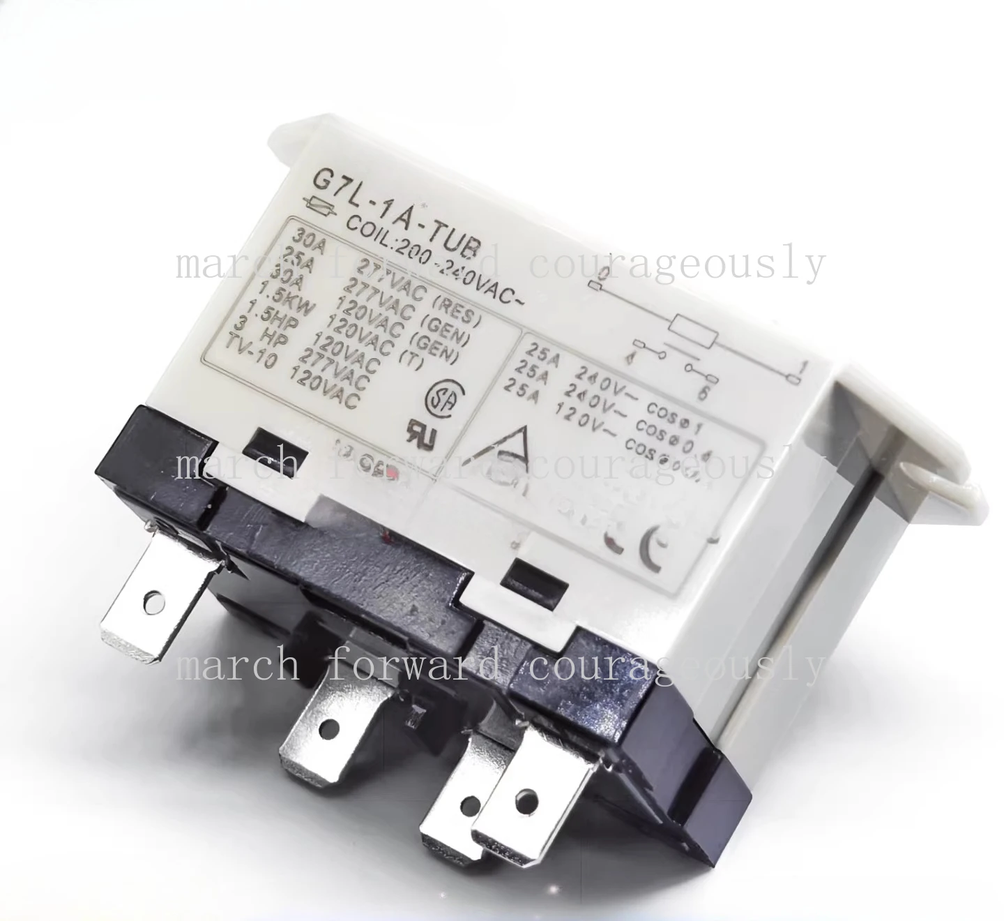 New original G7L-1A-TUB 200-240VAC four-leg relay - normally open
