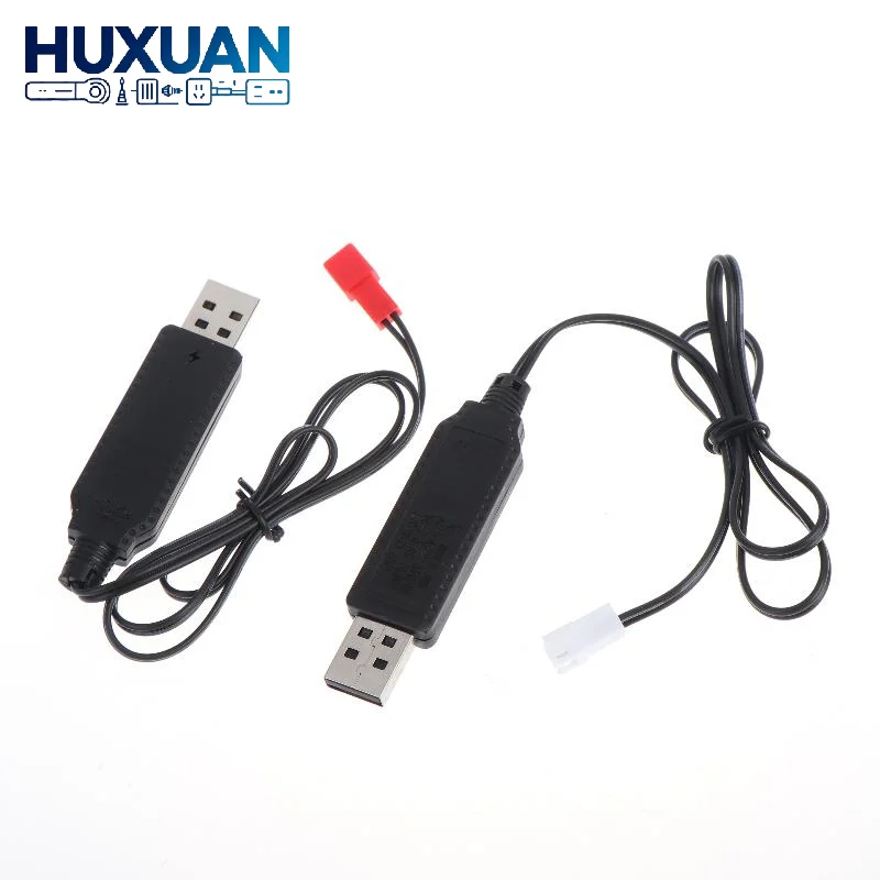 3.7V Li-ion USB Charging Cable with Indicator Light XH2.54 JST SM Connector for Mini RC Quadcopter Kids Toys