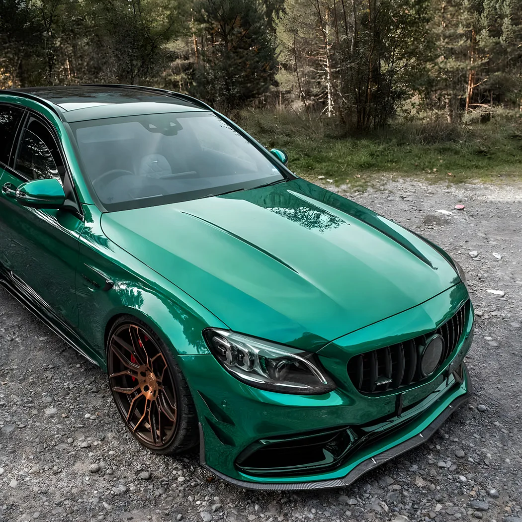 

Для Mercedes C-Class W205 C205 S205 2015-2022: Сплиттер переднего бампера в стиле C63 AMG