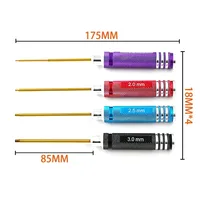 1.5mm 2.0mm 2.5mm 3.0mm Hex Screw Driver Screwdriver Set Hexagon Tool Kit For FPV Racing Drone Heli Airplanes Cars Boat RC Tools