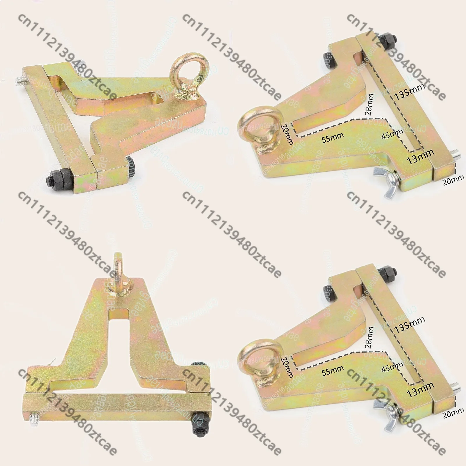 

Universal Elevator Rail Lifter for T75 T82 T89 T114 Guide Rail Installation Tool