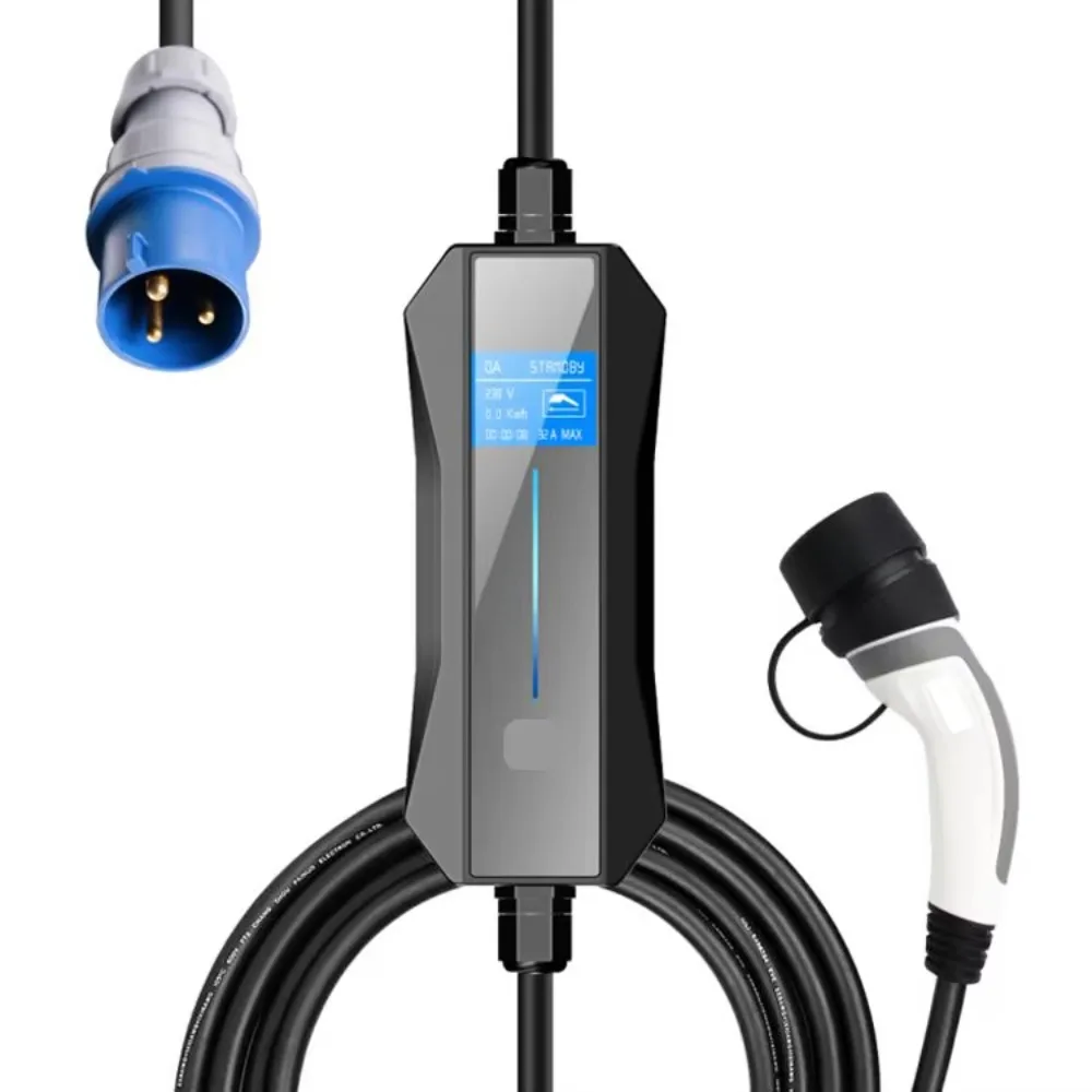 

Factory Hot Sale Portable 7.4KW 32A CEE Type 2 Electric Car Chademo Ccs Ev Charger