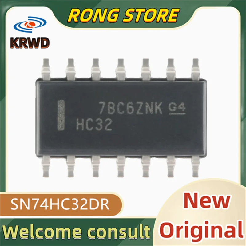 20PCS HC32 New and Original IC Chip 14-SOIC SN74HC32DR SN74HC32D SN74HC32