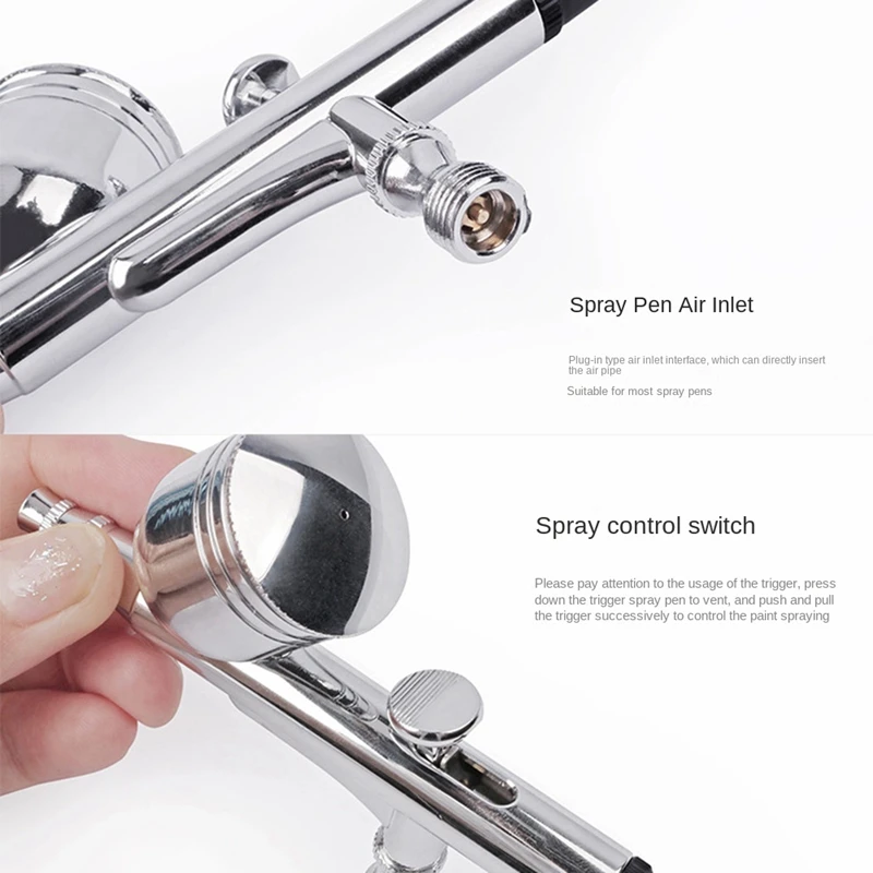 T61C_0,3 mm doppeltwirkendes Airbrush-Set, Luftbürsten