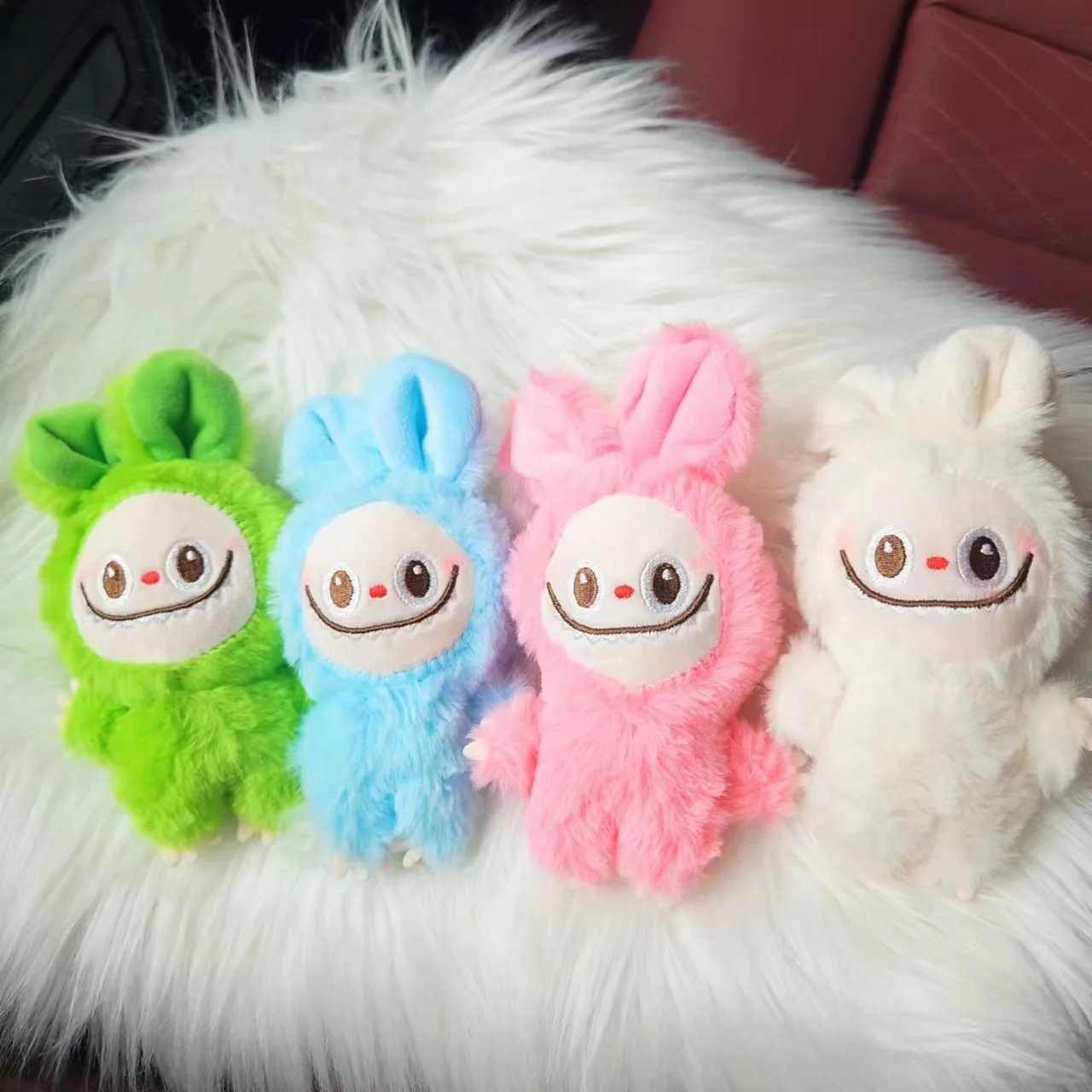 

Cute Labubu pendant cartoon plush toy doll bag pendant doll Labubu doll keychain personalized gift pendant