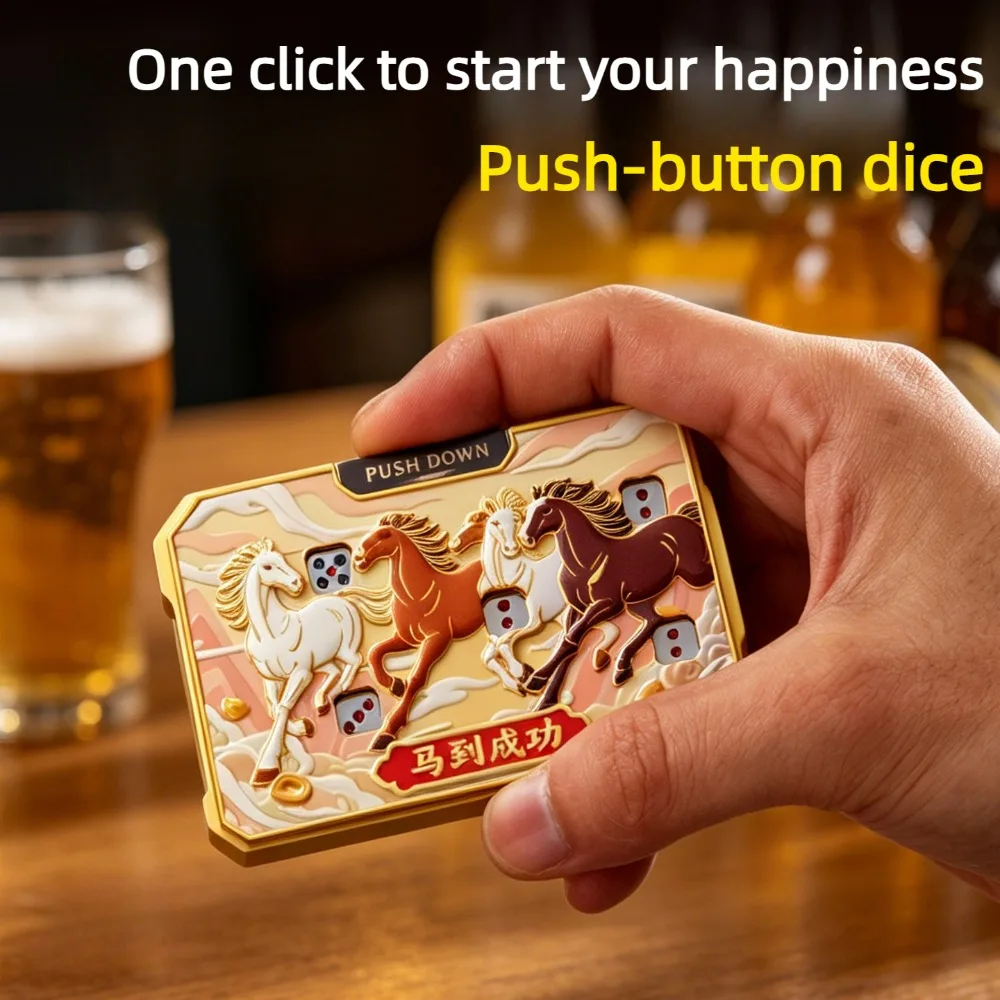 cjedc-year-of-the-horse-limited-edition-lucky-dice-jeu-de-cartes-entierement-en-metal-jouet-de-decompression-avec-cartes-a-pression